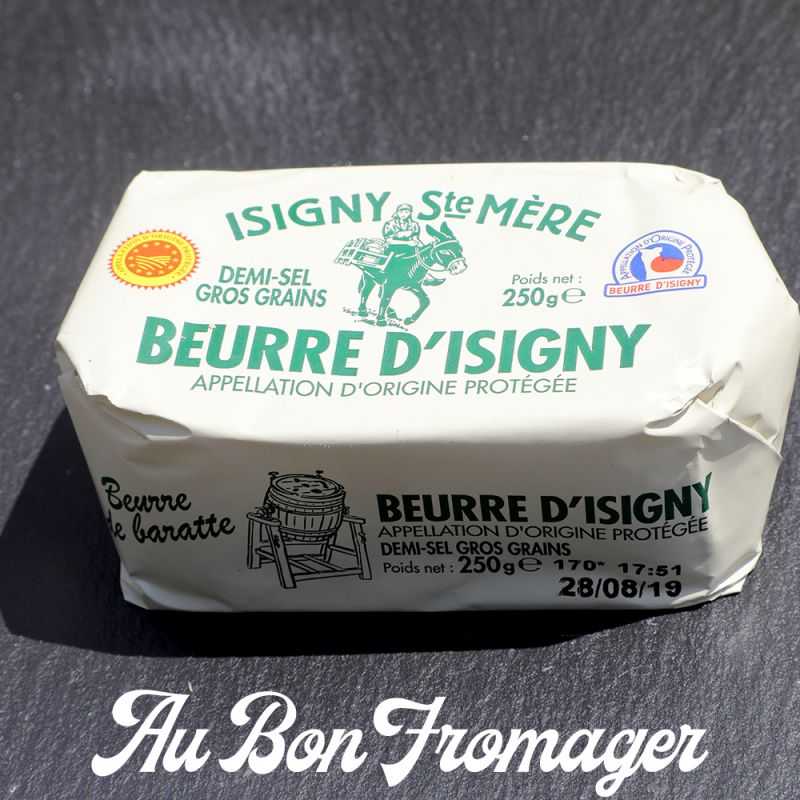 BEURRE D'ISIGNY GROS SEL 250GR